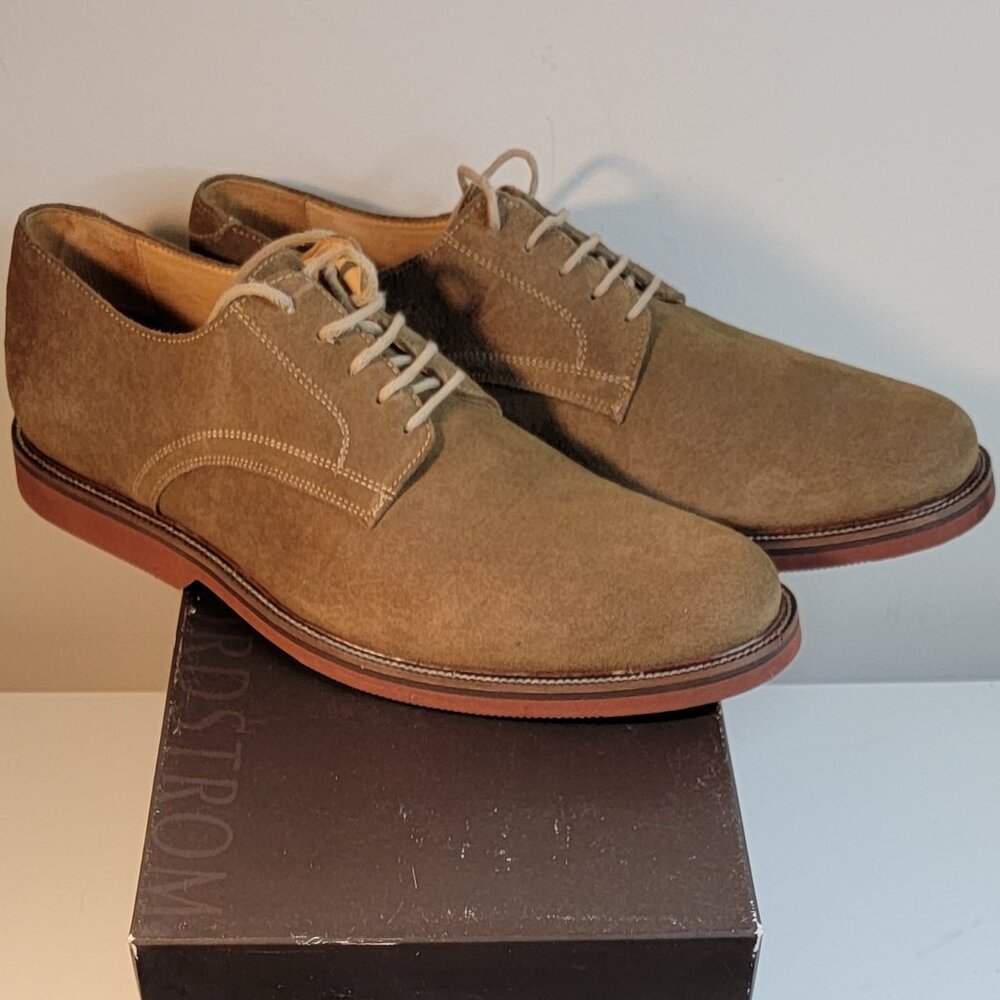 1901 CARSON TAN SUEDE OXFORD by NORDSTROM (Size 12)